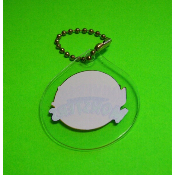 Williams Monster Bash Pinball Machine Plastic Keychain Universal Studios NOS - Picture 2 of 4